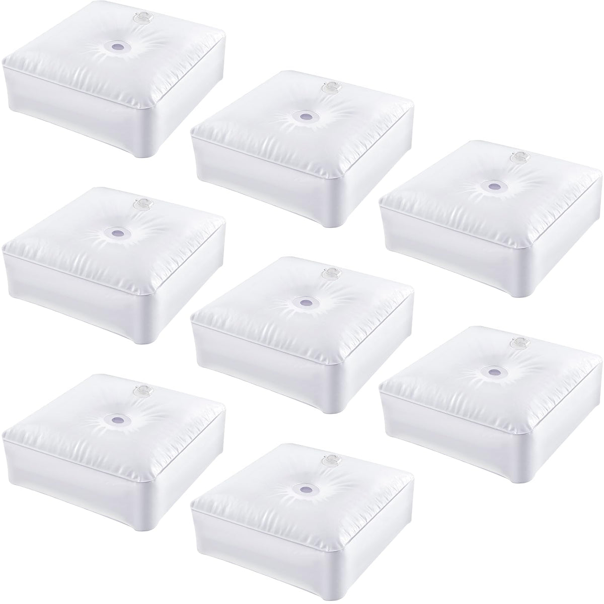 Gueevin balloon arch stand base white with water bags for stable indoor displays
