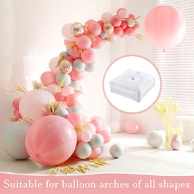 Gueevin catering display-ready balloon arch with ballast weights