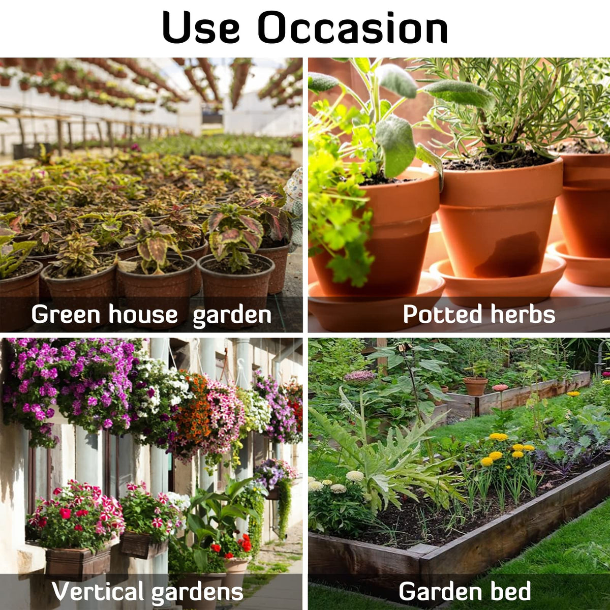 GUFJUCH 50-pack garden markers help organize large plantings