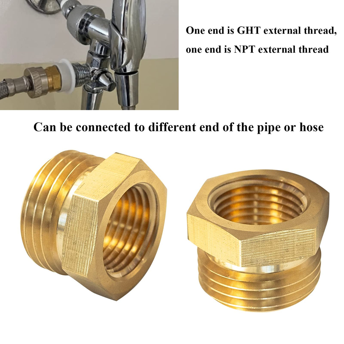 Gugaguga outdoor water connector enables garden irrigation.