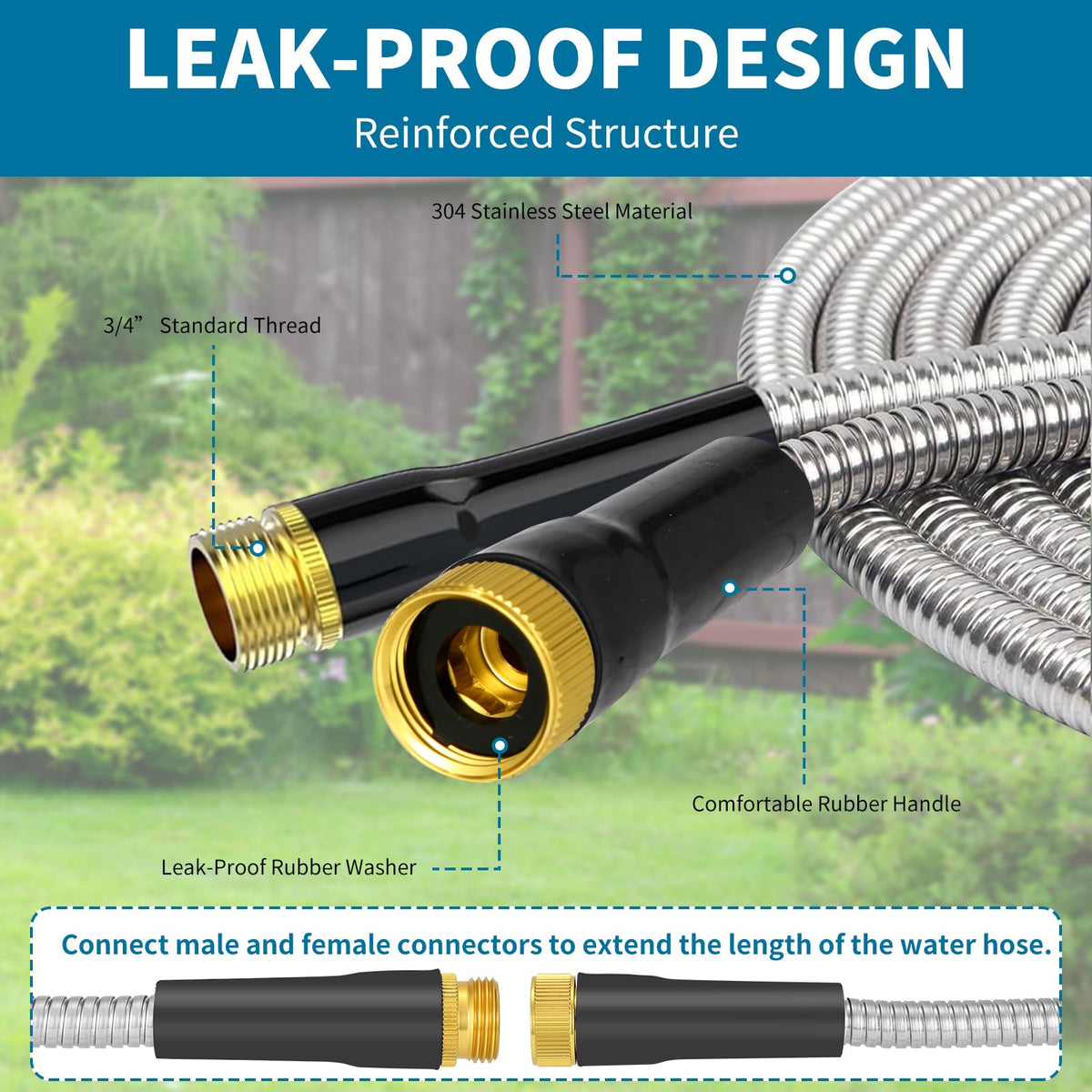 GUHUS flexible and kink-resistant hose for easy handling