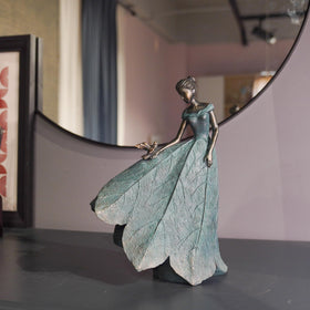 Guichifun angel girl figure with birds and flowers evokes hopeful, comforting vibes.