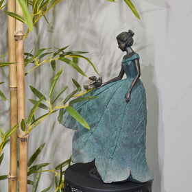 Guichifun home decor fairy statue brings calming charm to tabletops or desks.
