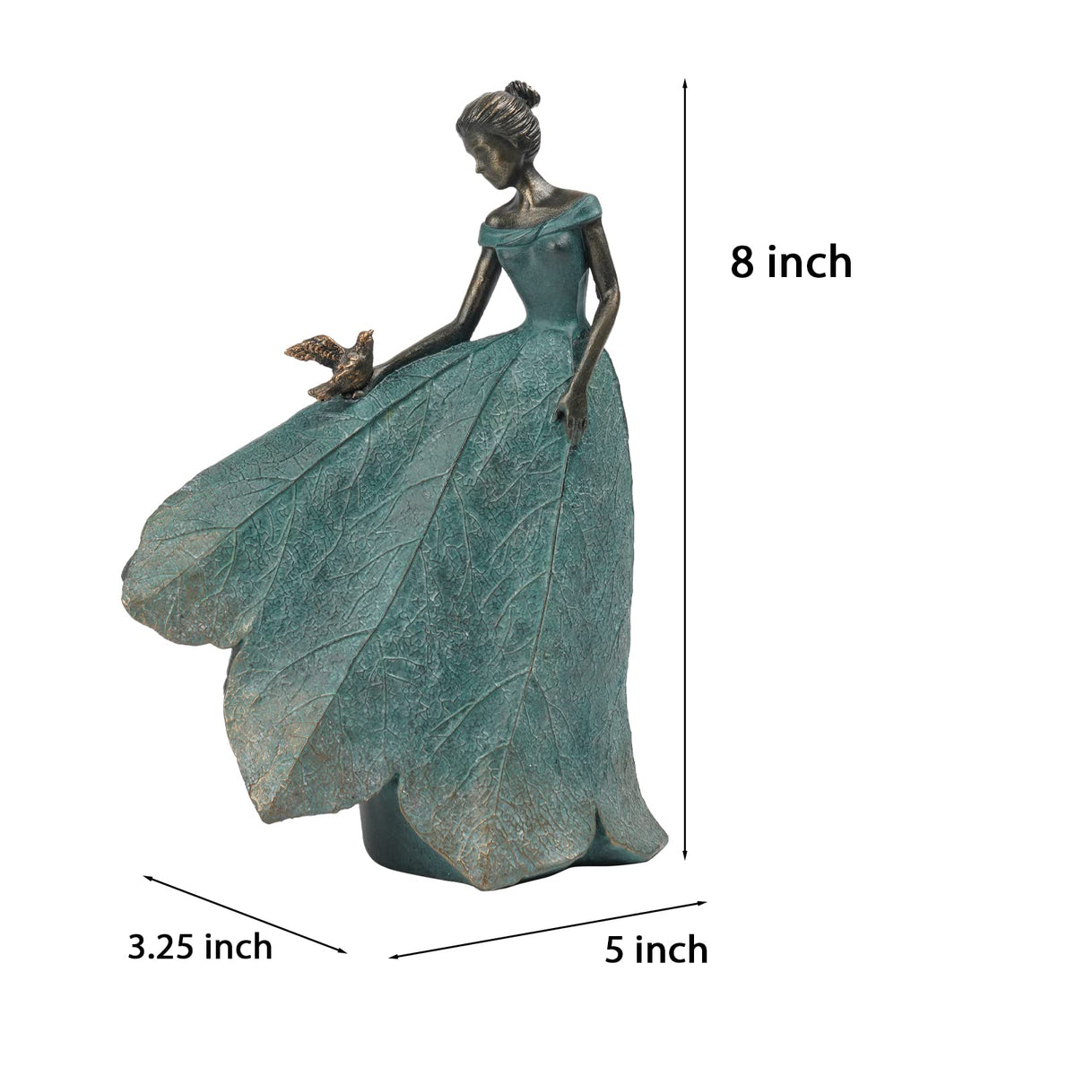 Guichifun indoor-outdoor statue fits living rooms or patios with versatile placement.