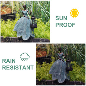 Guichifun resin garden figurine ornate gift-ready packaging