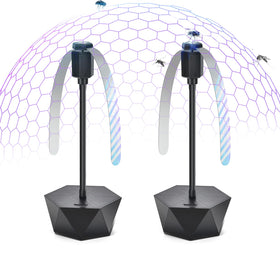 GUIDOT fly bug fan on a table top keeps meals safe from flies