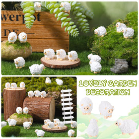 Guiqulai mini sheep figurines make a charming gift for gardeners.