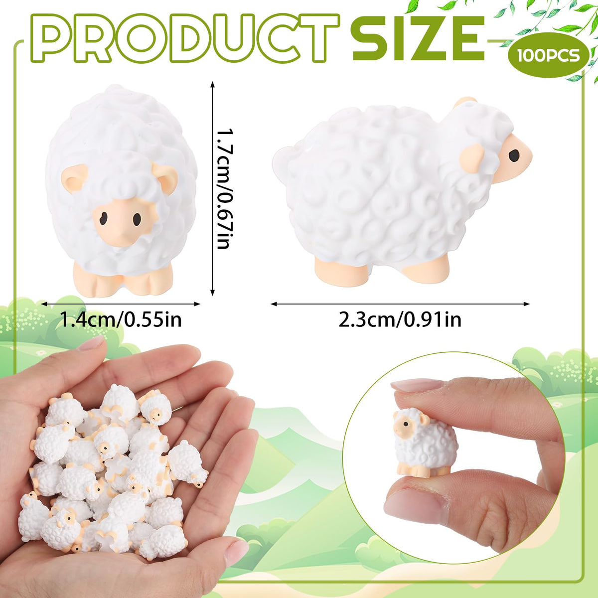 Guiqulai white sheep figurine suitable for indoor shelf decor.