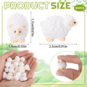 Guiqulai white sheep figurine suitable for indoor shelf decor.