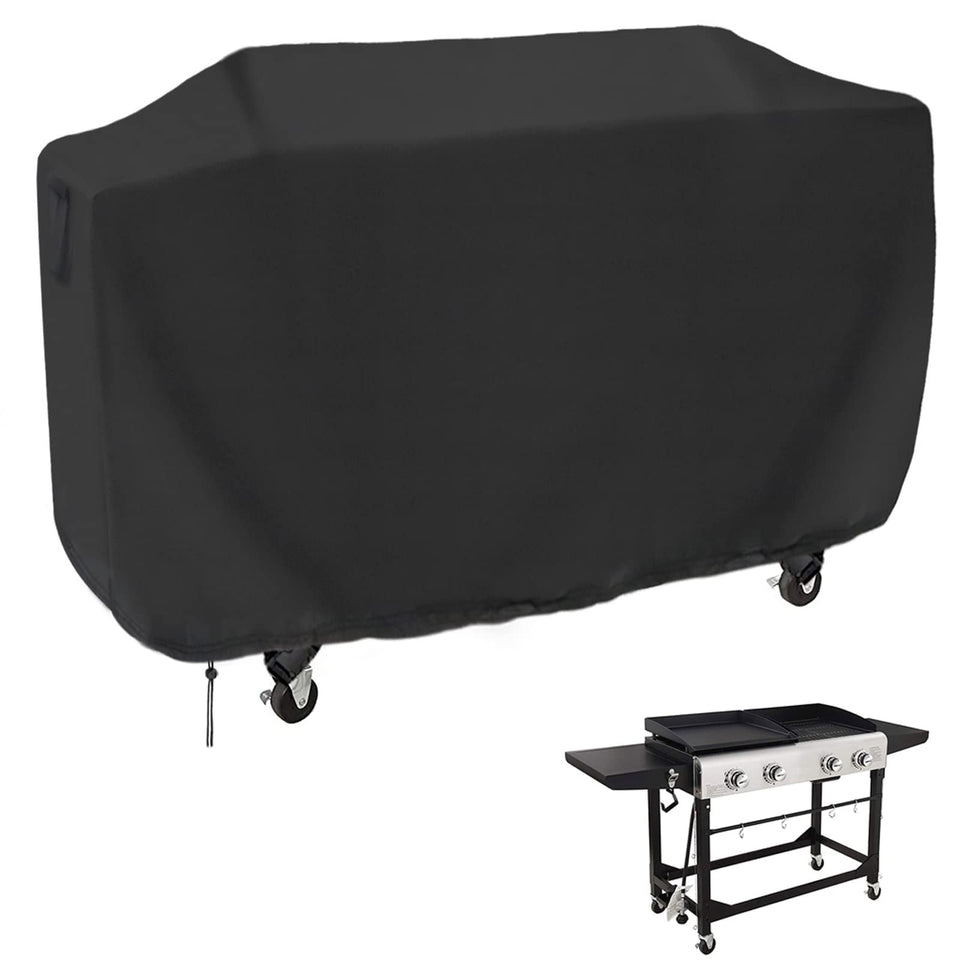 Guisong flat top grill cover 68-inch fit, waterproof protection for outdoor use.