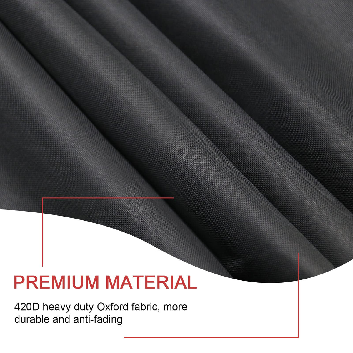 Guisong grill cover with side handles for easy on/off.