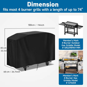 Guisong heavy duty waterproof oxford fabric protecting the grill from weather