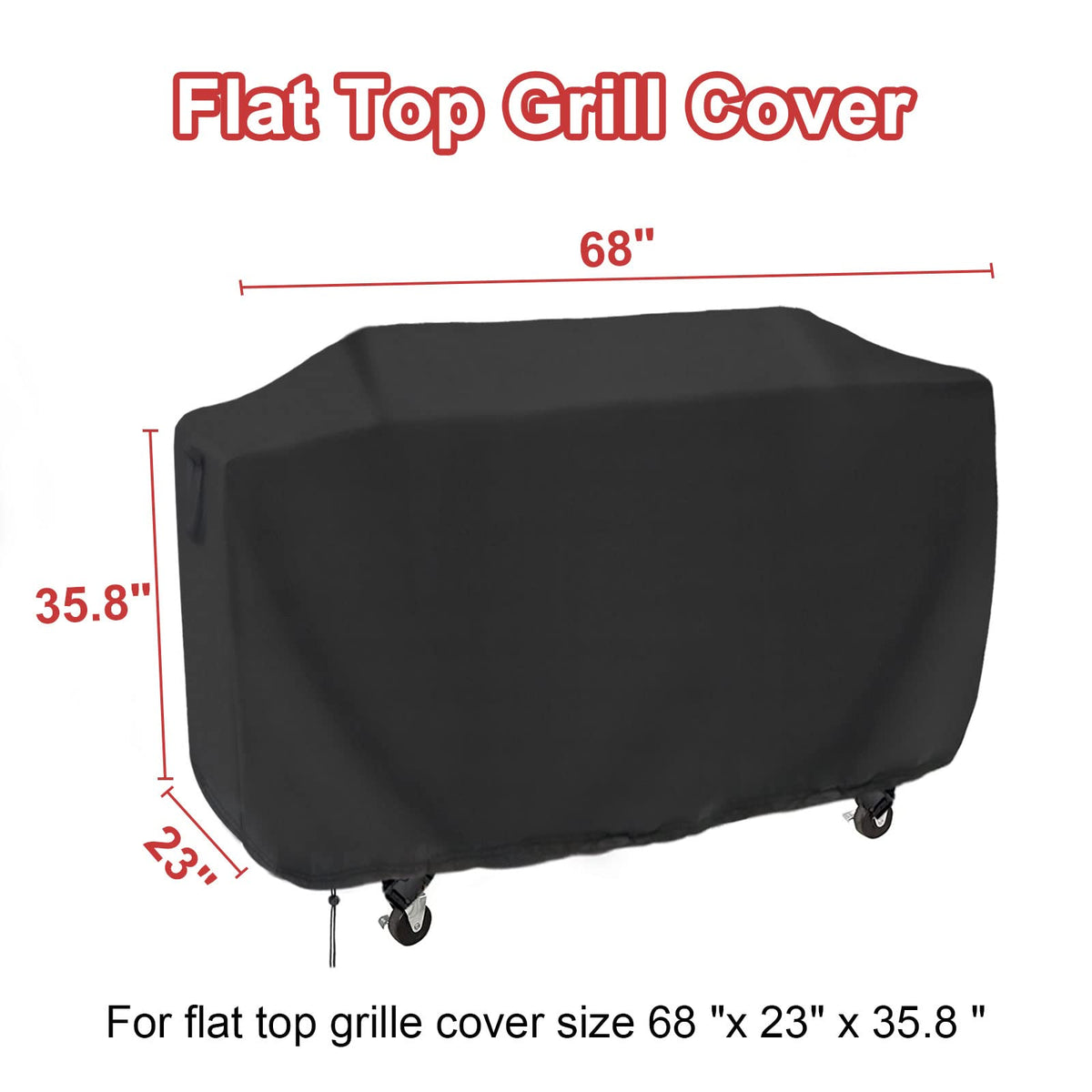 Guisong outdoor protection keeps your grill clean and dry outside.