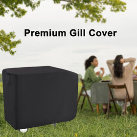 Guisong cover protects Royal Goumet from sun and dust during outdoor use.