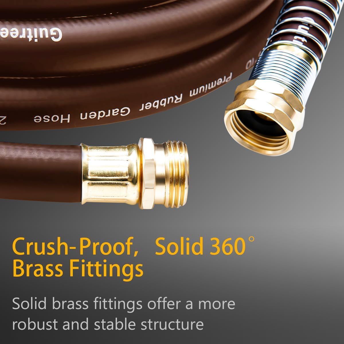 Guitrees brass 3-4 GHT fittings provide secure connections under pressure