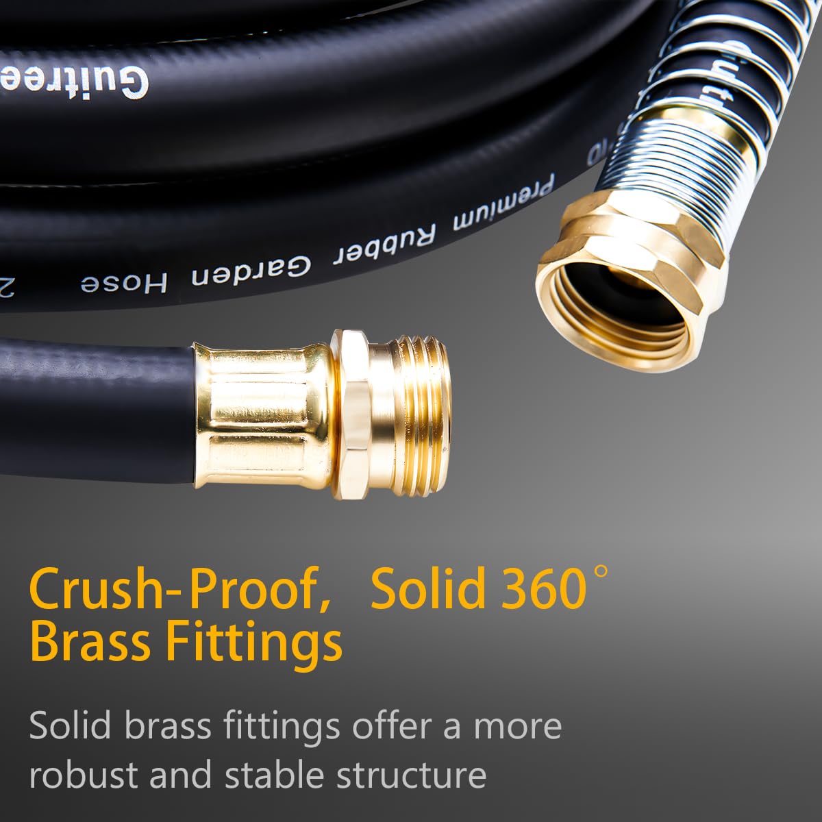 Guitrees brass 3/4in GHT fittings secure connections