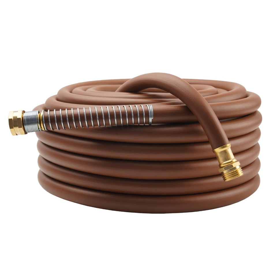 Guitrees garden hose 50ft 58-inch brown for long reach watering