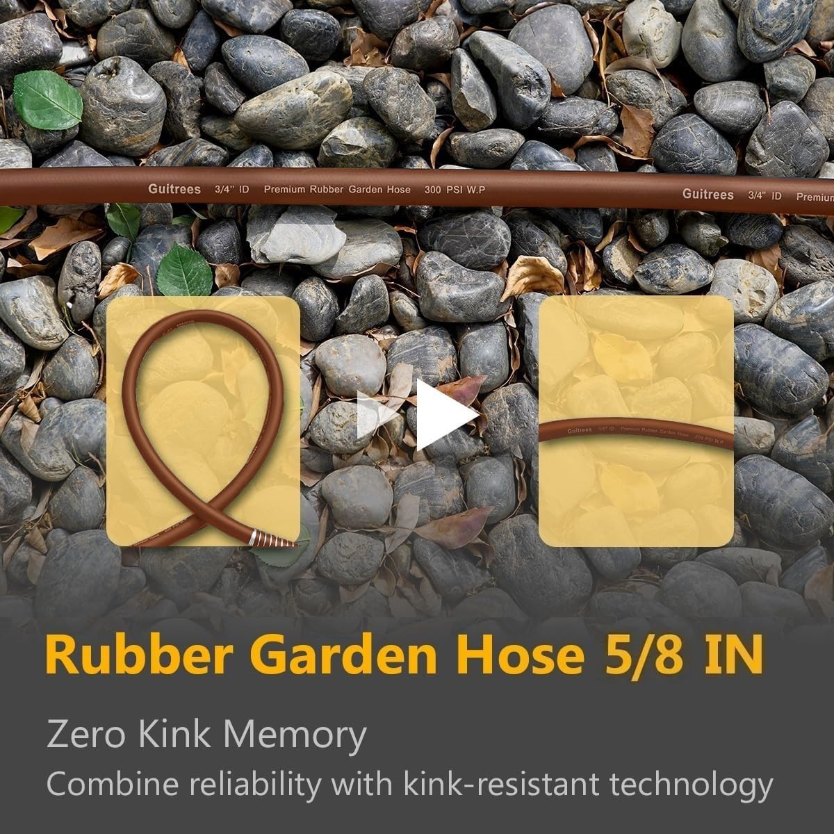 Guitrees high-pressure hose supports 300 psi working with top 1000 psi burst