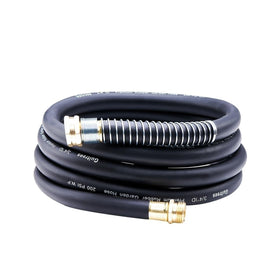 Guitrees Leader garden hose 10ft with brass fittings for reliable water delivery.