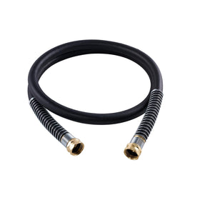 Guitrees Leader garden hose 5ft with 3/4in fittings for steady watering.