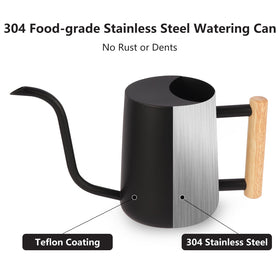 GUKJOB plant watering can metal body highlights durable, rust-resistant construction.