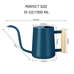 GUKJOB stainless steel watering can is durable and rust-resistant