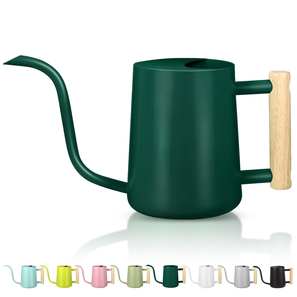 GUKJOB watering can with long spout for precise indoor watering.