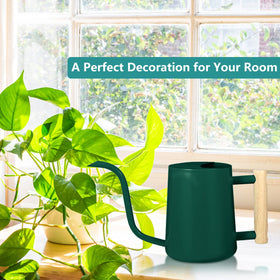GUKJOB watering can semi-opening top design reduces spills while filling.