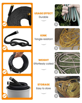 GUKOK temperature-resistant hose performs in cold and hot weather
