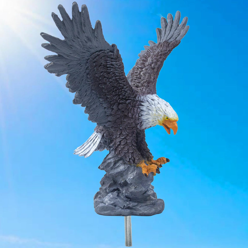 GULADUS Eagle flagpole topper 9.6-inch, durable outdoor ornament
