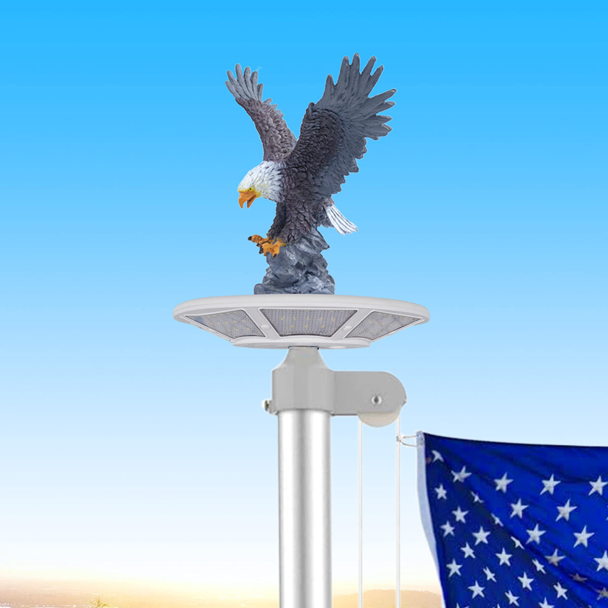 GULADUS flagpole topper for tall poles display
