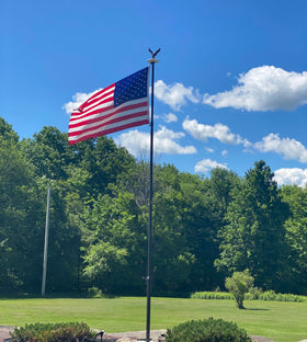 GULADUS waterproof eagle flagpole topper withstands wind and rain