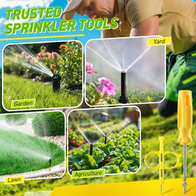 Gulfmew bright yellow design increases visibility during yard work