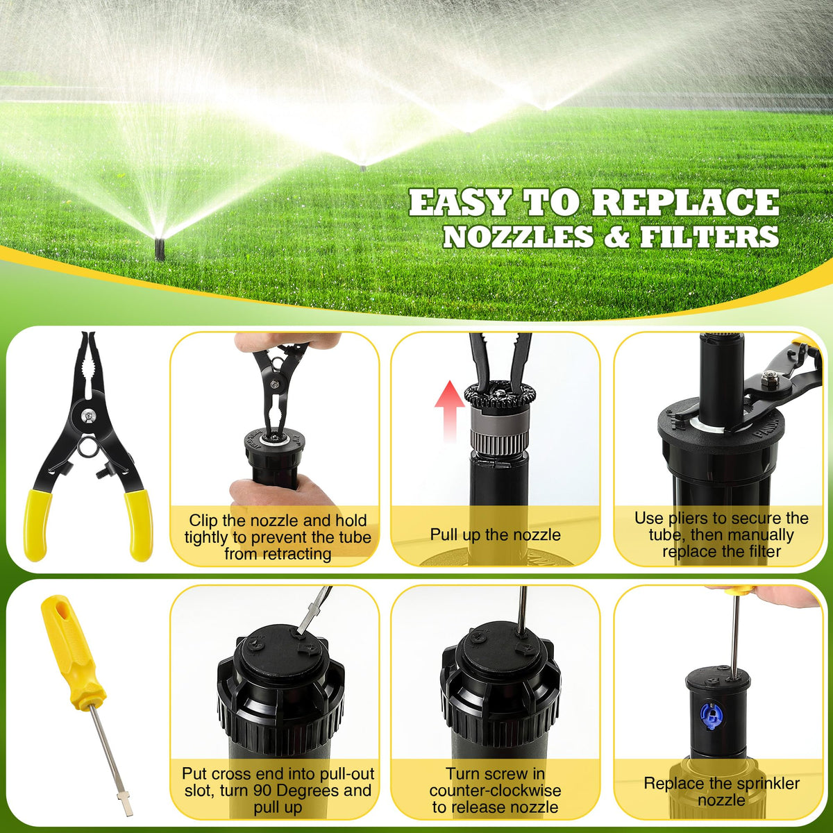 Gulfmew dual tool set for head removal and rotor adjustments in one kit