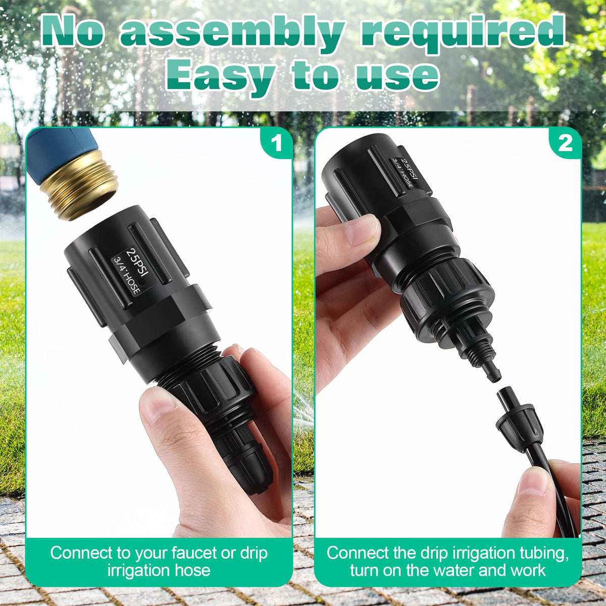 Gulfmew durable ABS construction withstands outdoor irrigation conditions.