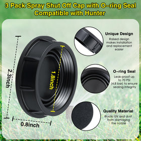 Close-up of Gulfmew fluoroelastomer seals for durability and seal integrity.