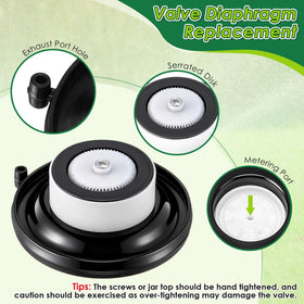 Gulfmew installation steps showing quick diaphragm swap
