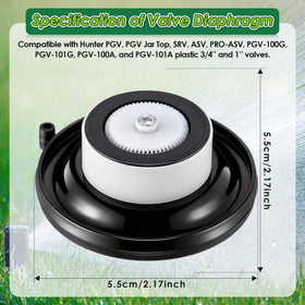 Gulfmew PGV SRV ASV compatible diaphragm supports durable outdoor use