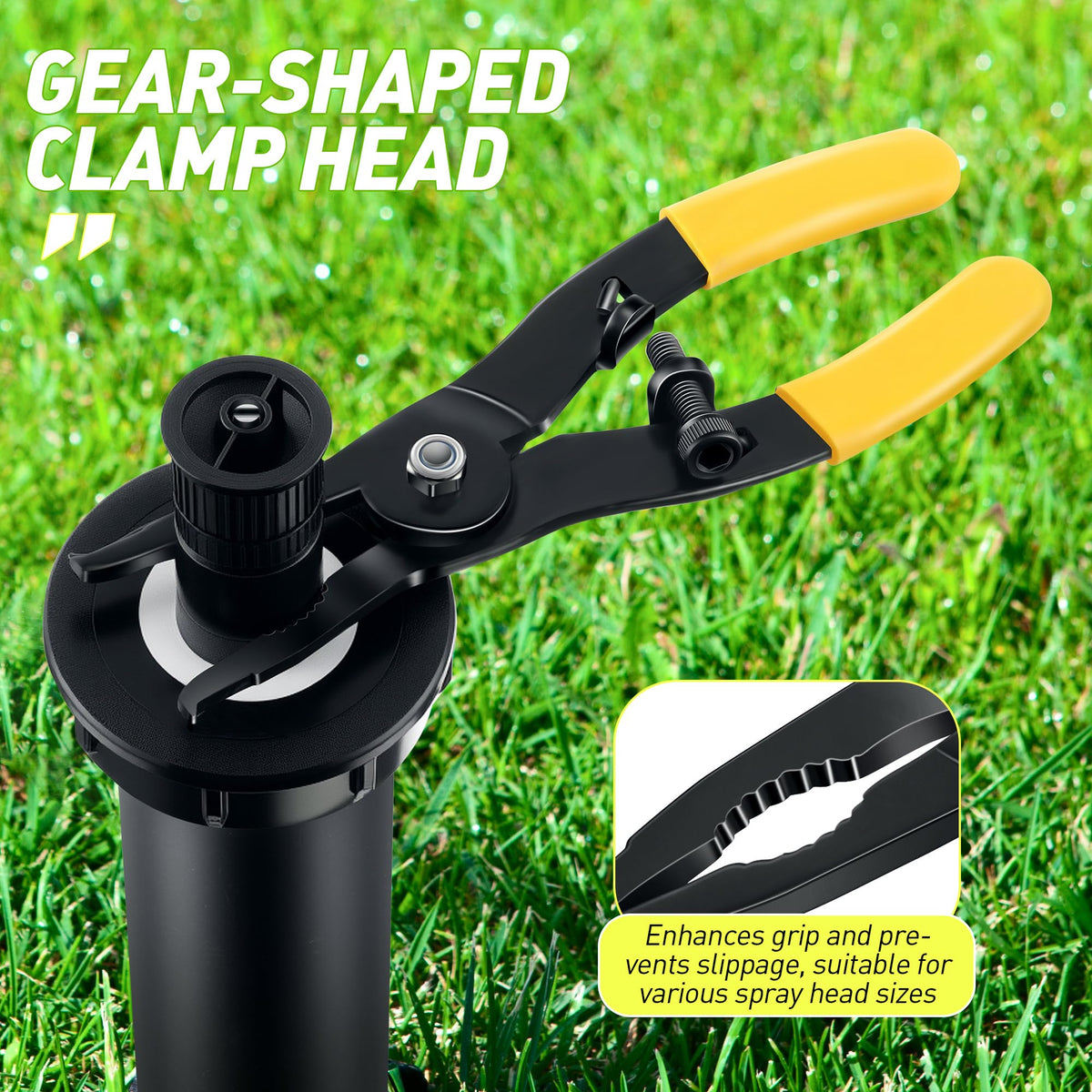 Gulfmew pop-up sprinkler head extractor speeds maintenance tasks.