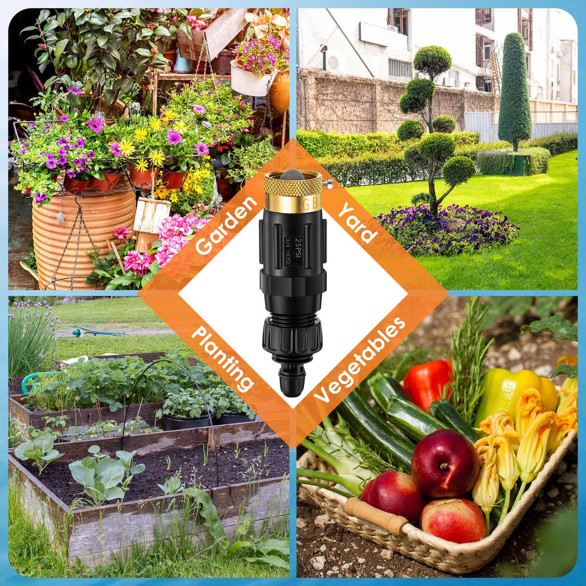 Gulfmew quick connect parts simplify installation for gardens