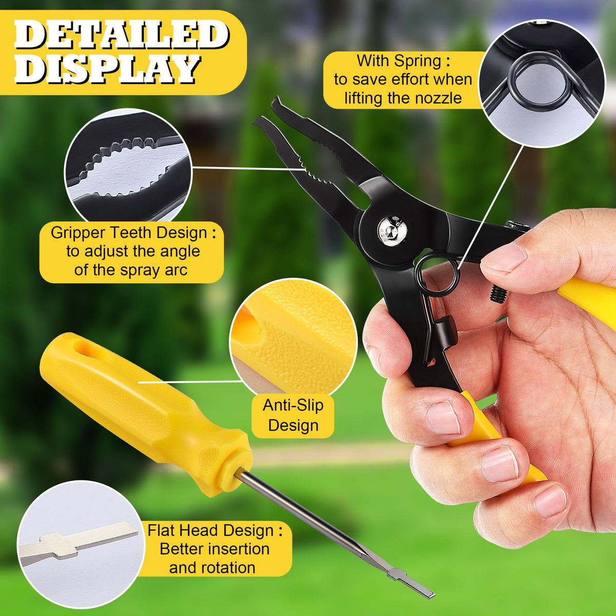Gulfmew rotor adjustment screwdriver enabling precise arc and distance tweaks