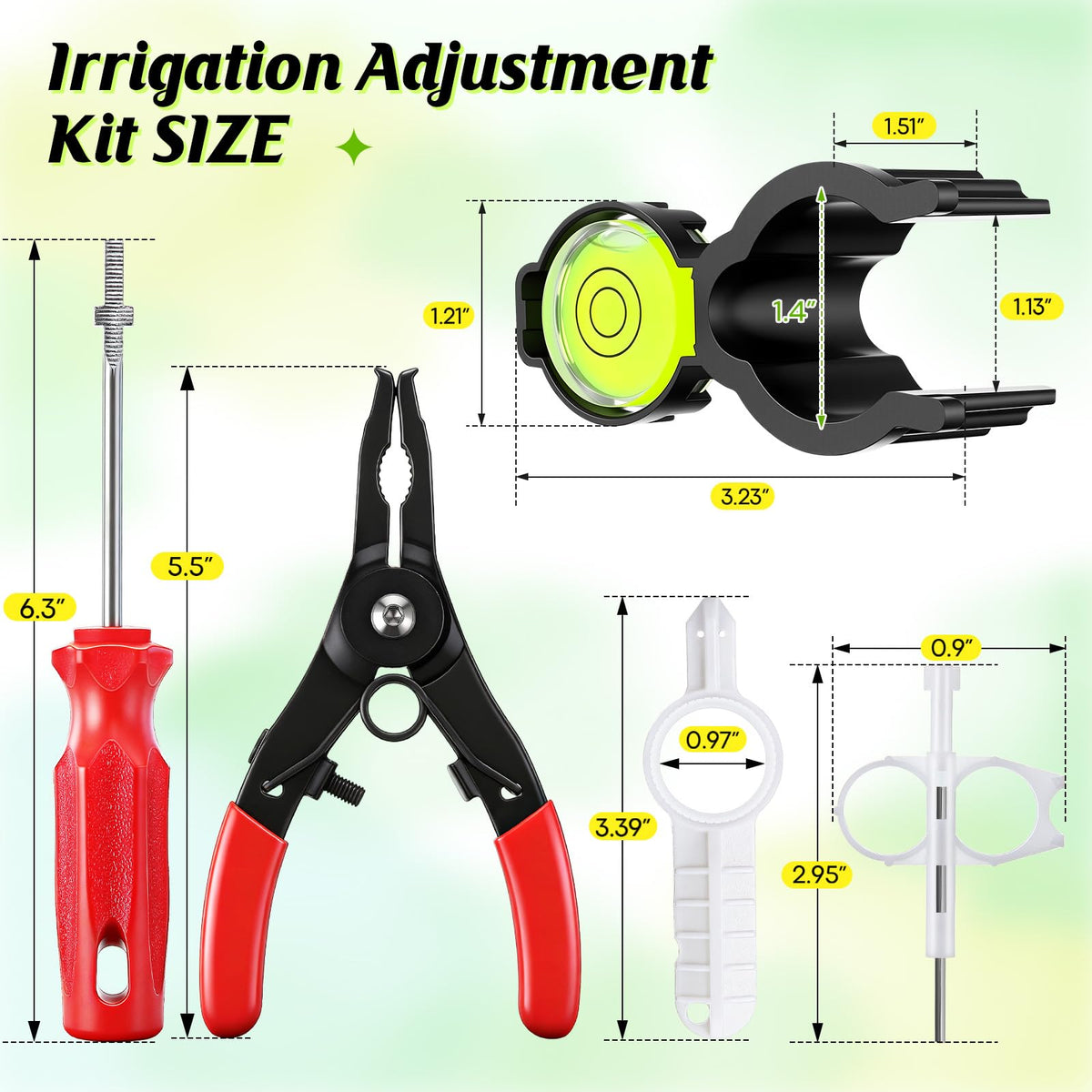 Gulfmew rotor hold-up tool with level for proper orientation