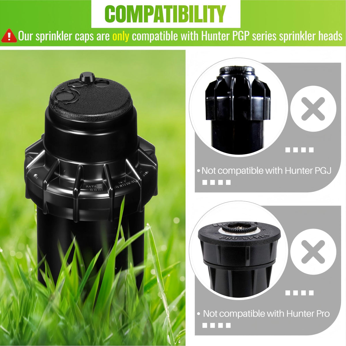 Gulfmew 5-pack offers economical spare caps for irrigation