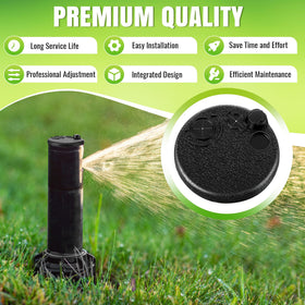 Gulfmew cap shields sprinkler heads from damage during lawn care