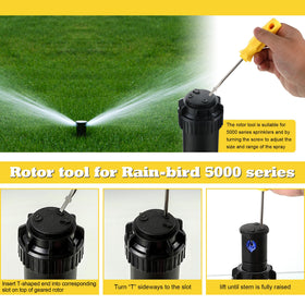 Gulfmew multi-use screwdriver tip supports irrigation tweaks and home tasks