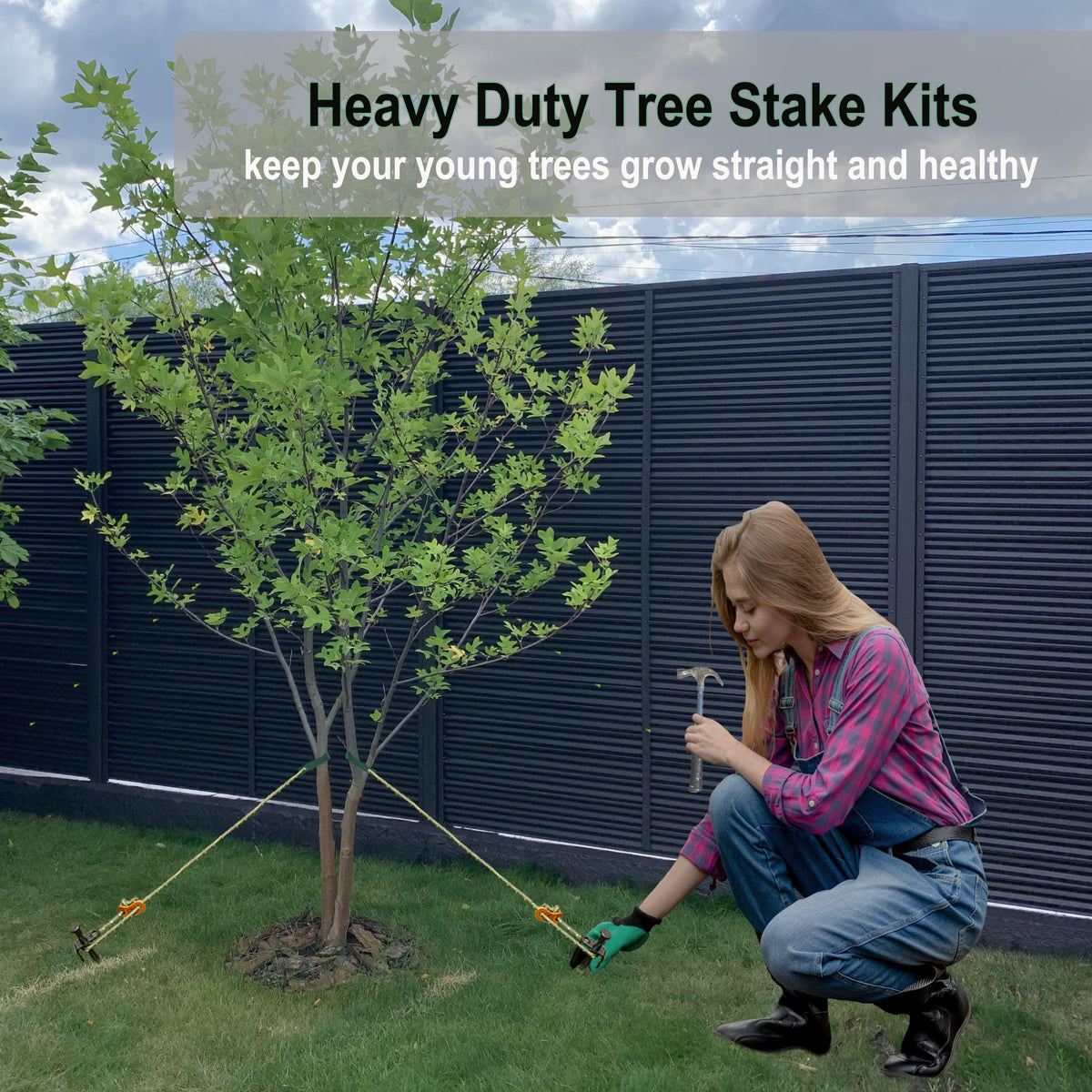 Gulissa Tree Stake Kit supports tents and canopies with reliable stakes.