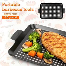Guogiyala grill toppers enable direct ingredient placement without skewers.