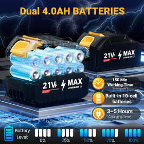 GUPOQIGU six-speed control for precise airflow across tasks