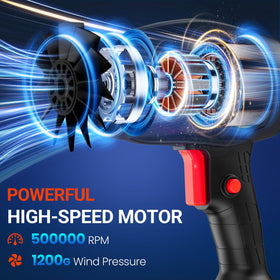 GUPOQIGU turbo jet at 500,000 RPM delivers powerful airflow