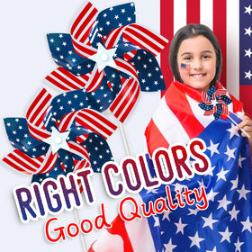 Gushu patriotic pinwheels add festive color to yards